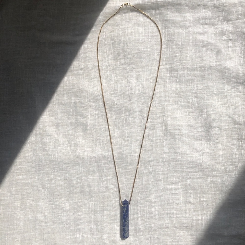 Sodalite Points Necklace ••SUMMER SAMPLE SALE••